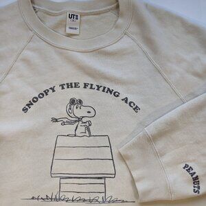 UT Uniqlo Peanuts Snoopy The Flying Ace vintage graphic Sweatshirt - MEDIUM